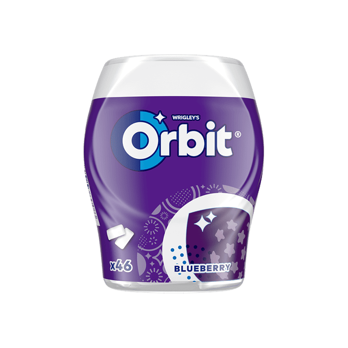 Orbit Dragee Blueberry 64g - Distribución Mayorista
