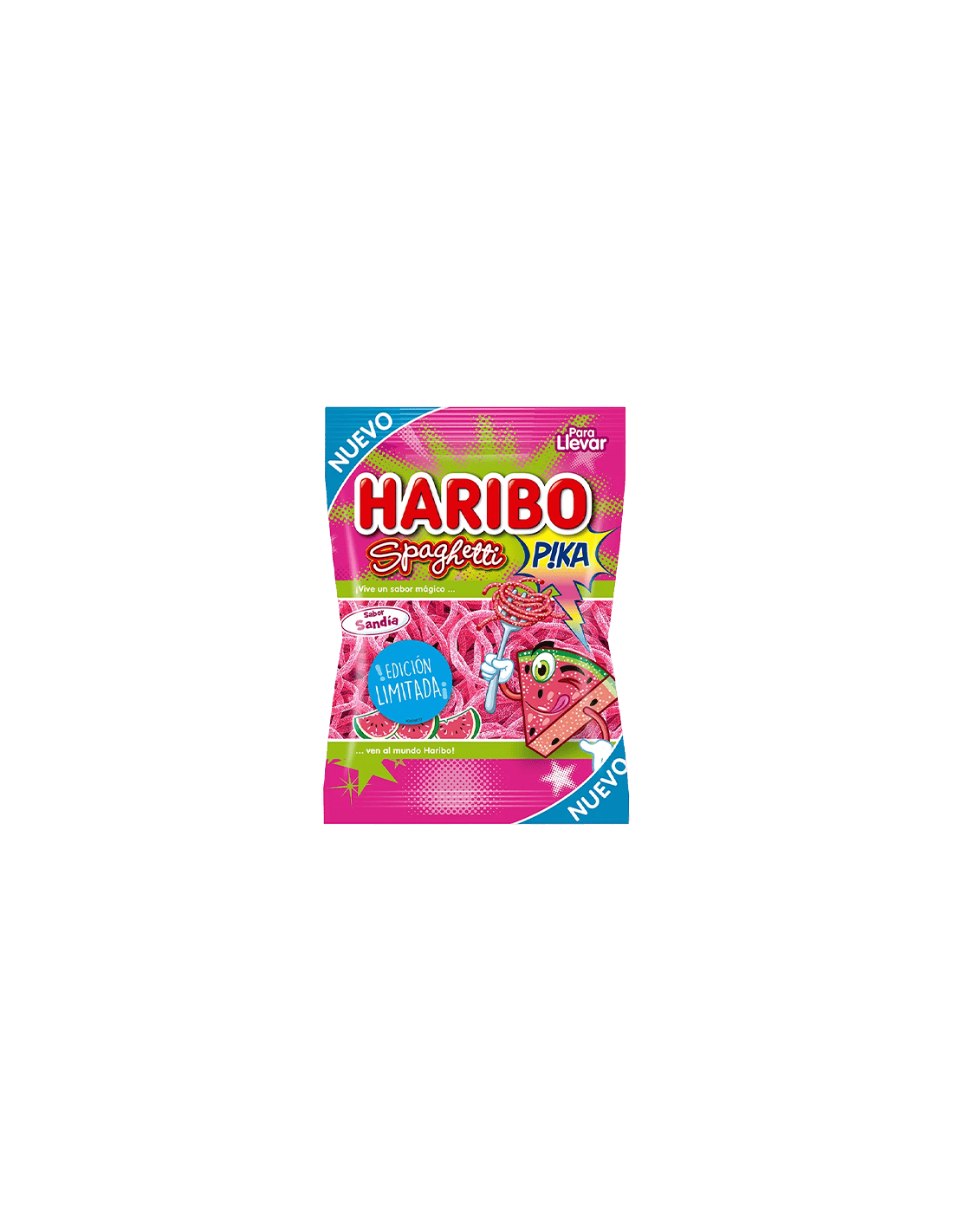 Spaghetti Sandía Pica 75g Haribo - Distribución Mayorista