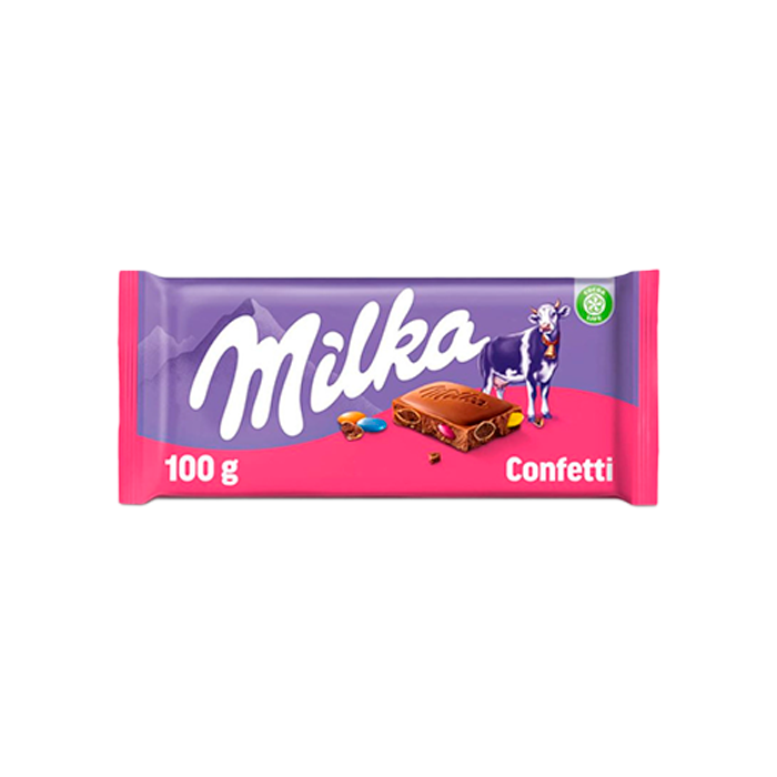 Milka Konfetti 100g  - Distribución Mayorista