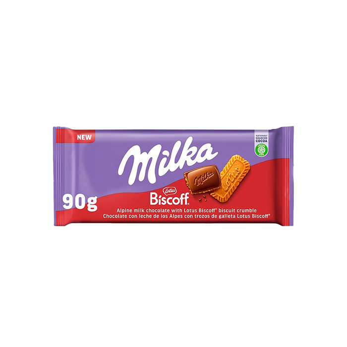Milka Biscoff 90g - Distribución Mayorista