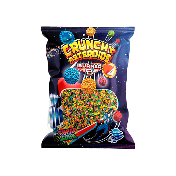 Crunchy Asteroids Disco 100g Burmar - Distribución Mayorista