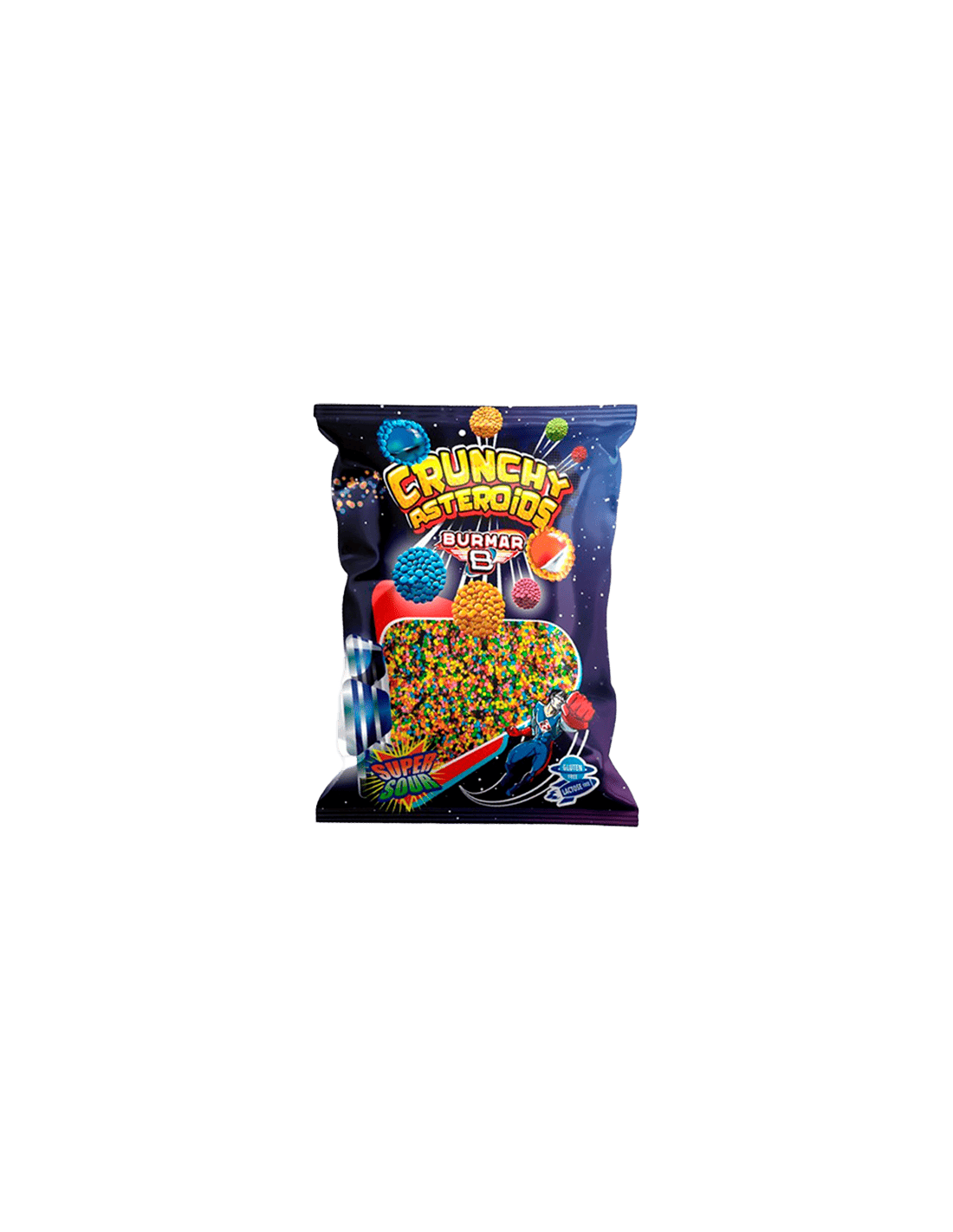 Crunchy Asteroids Disco 100g Burmar - Distribución Mayorista
