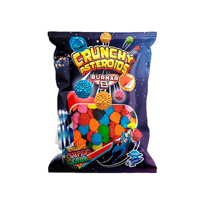 Crunchy Asteroids  100g Burmar - Distribución Mayorista