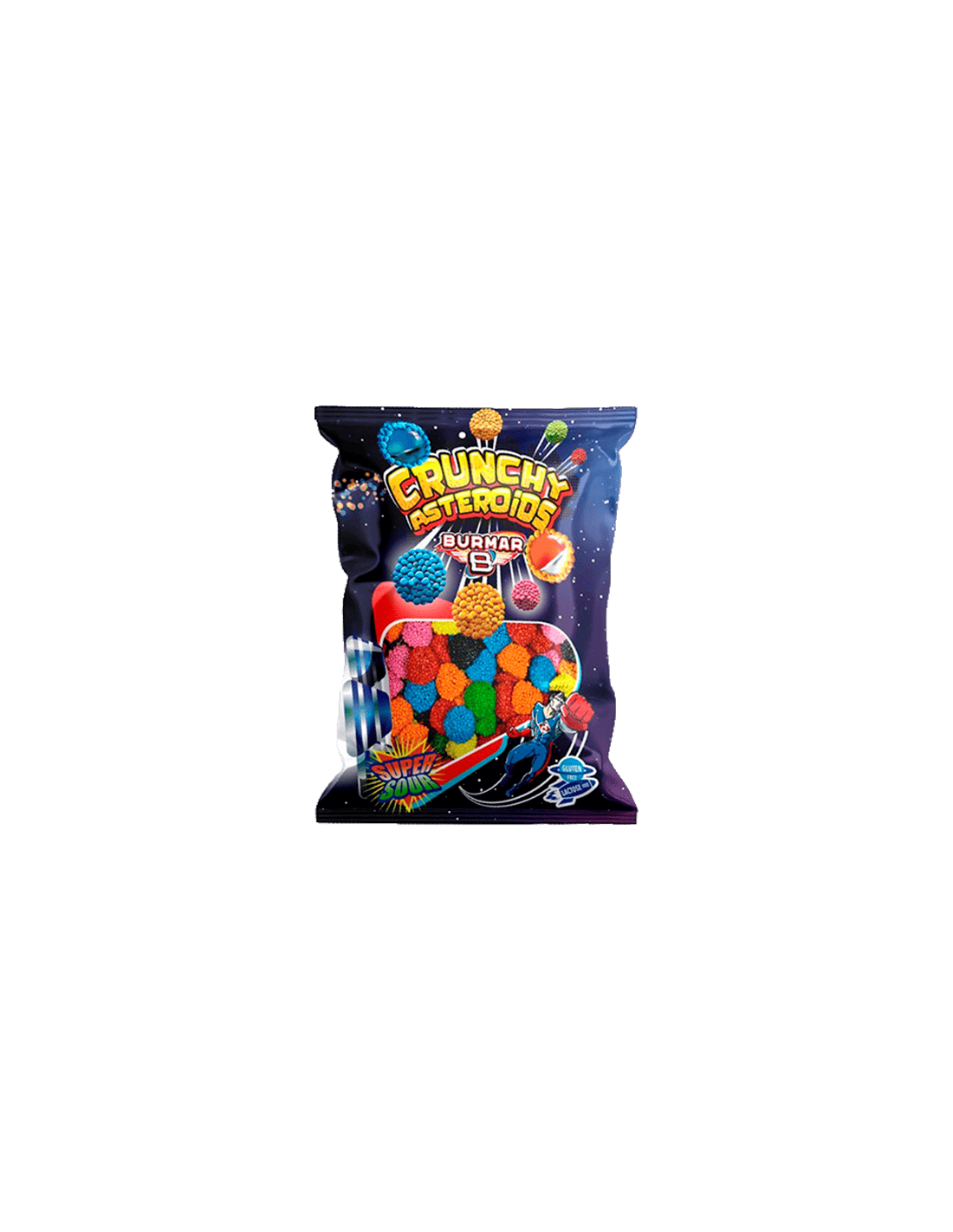 Crunchy Asteroids  100g Burmar - Distribución Mayorista