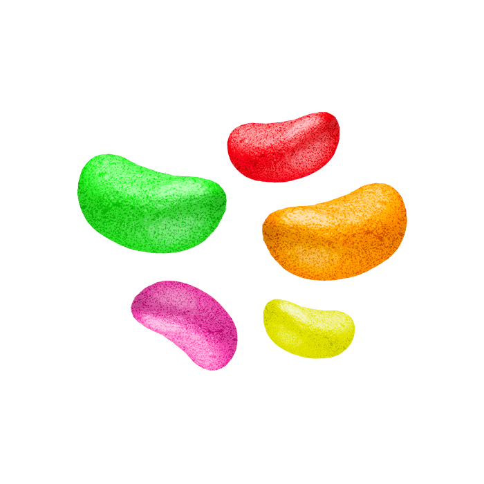 Sour Jelly Beans 85gr Fini | Distribución Mayorista