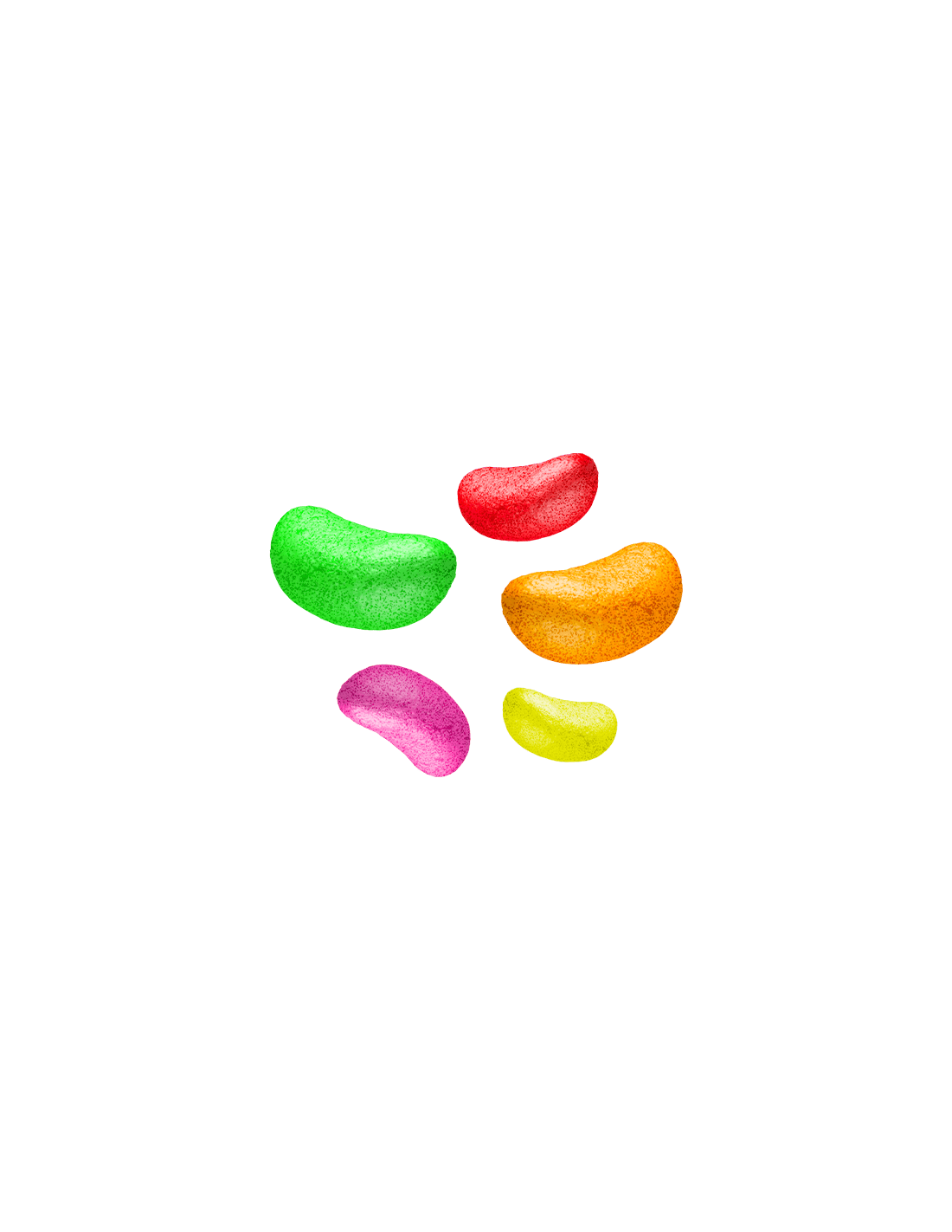 Sour Jelly Beans 85gr Fini | Distribución Mayorista