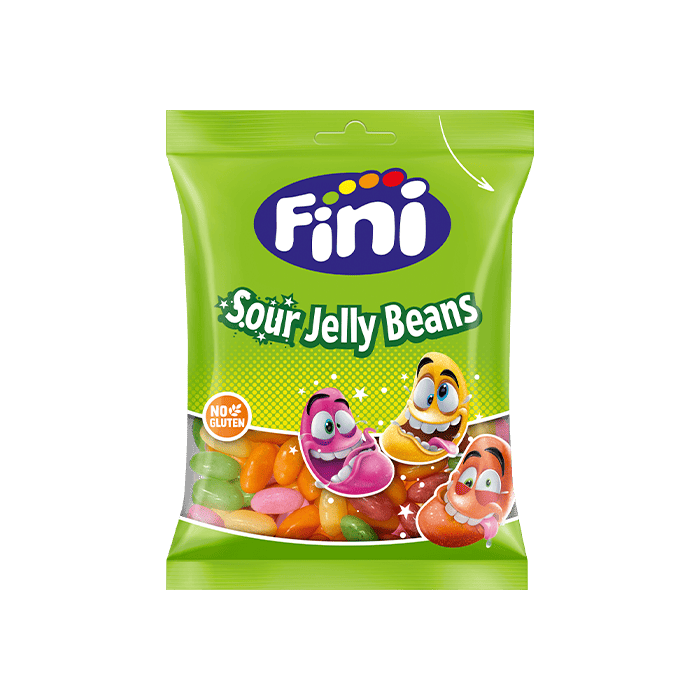 Sour Jelly Beans 85gr Fini - Distribución Mayorista