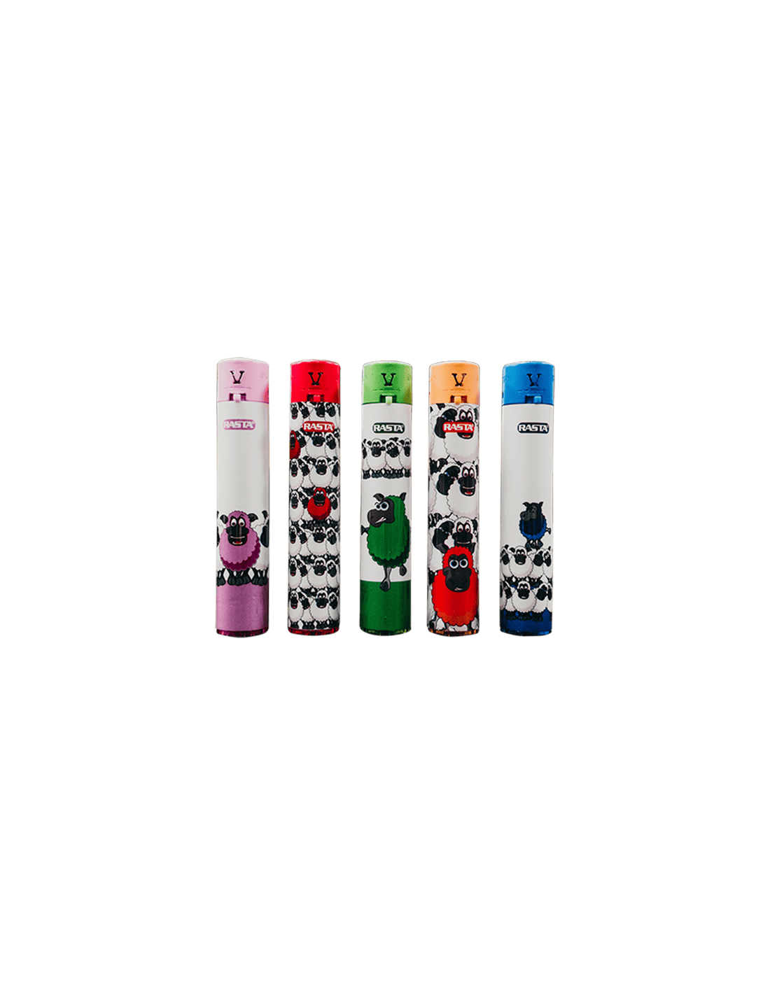 Rasta Round Animal Lighters - Distribución Mayorista