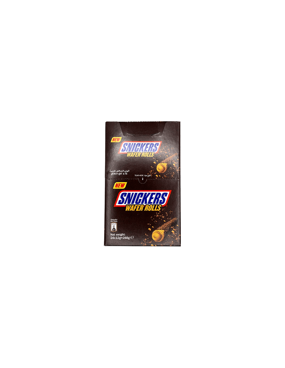 Snickers Wafer Rolls 12g - Distribución Mayorista