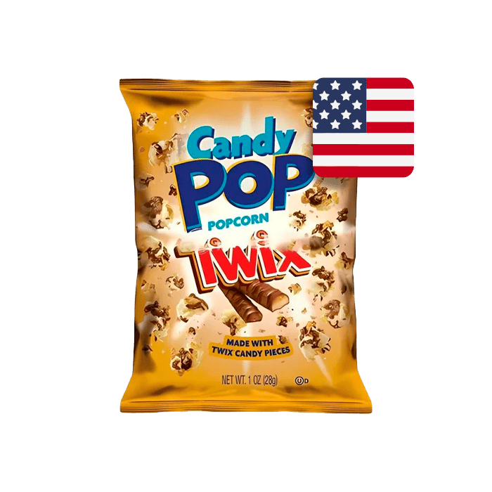 Candy Pop Popcorn Twix 28g - Distribución Mayorista