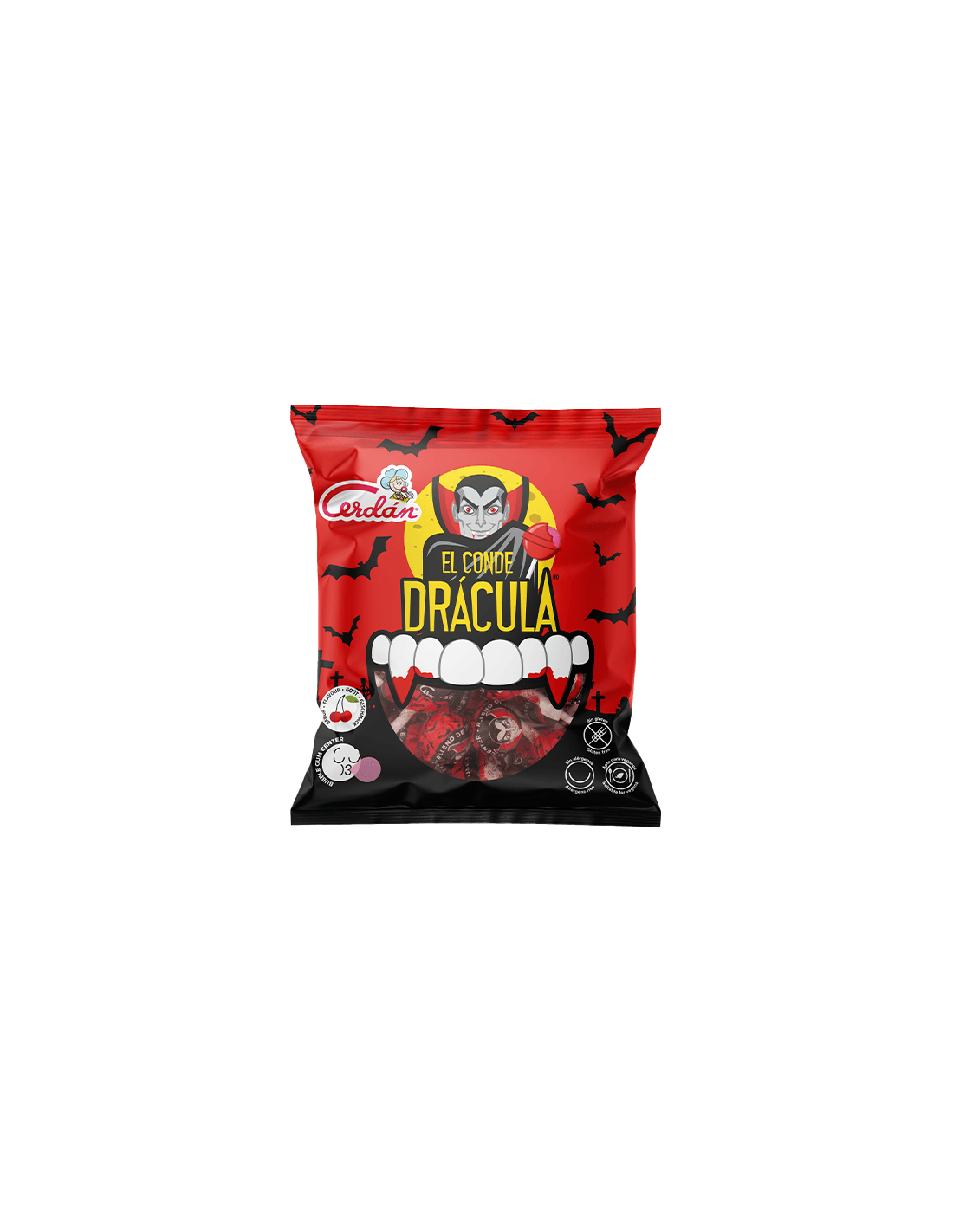 Caramelo Drácula 8,5g Cerdán Caramelos - Distribución Mayorista