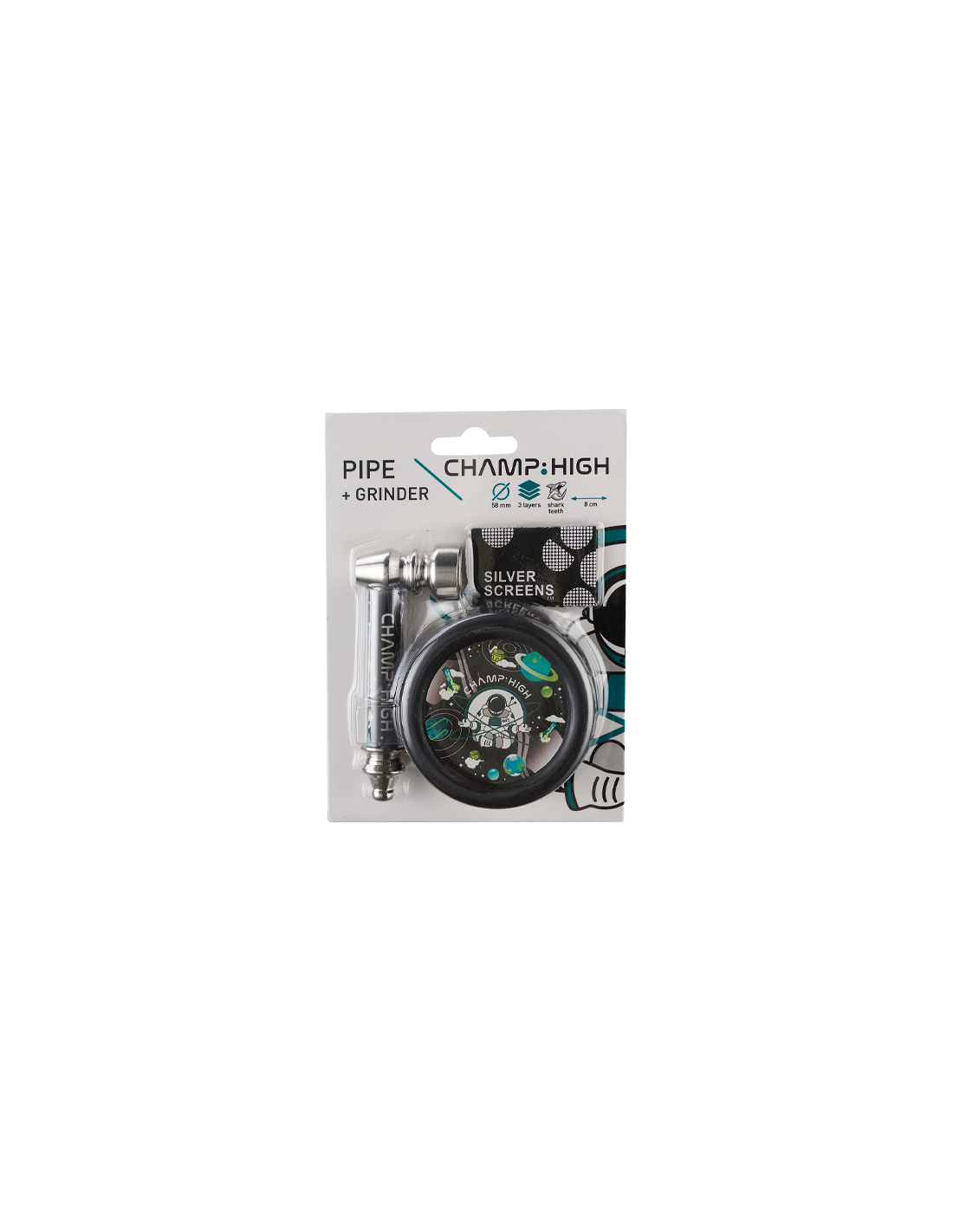 Pipa y Grinder Champ High | Distribución Mayorista