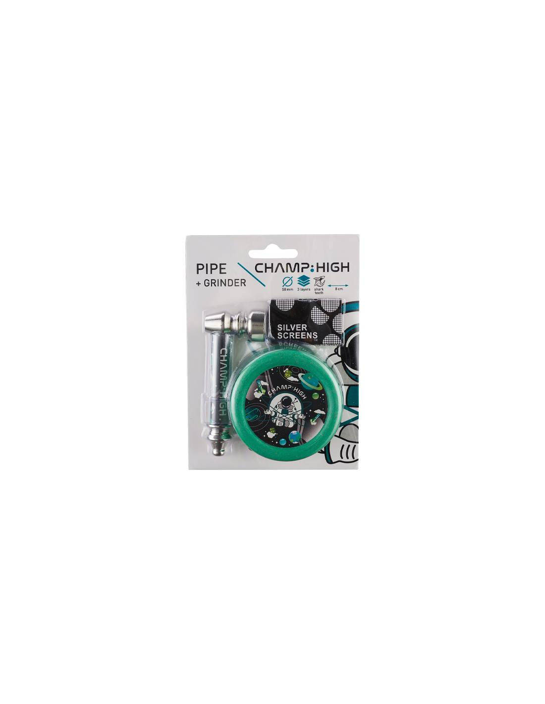 Pipa y Grinder Champ High | Distribución Mayorista