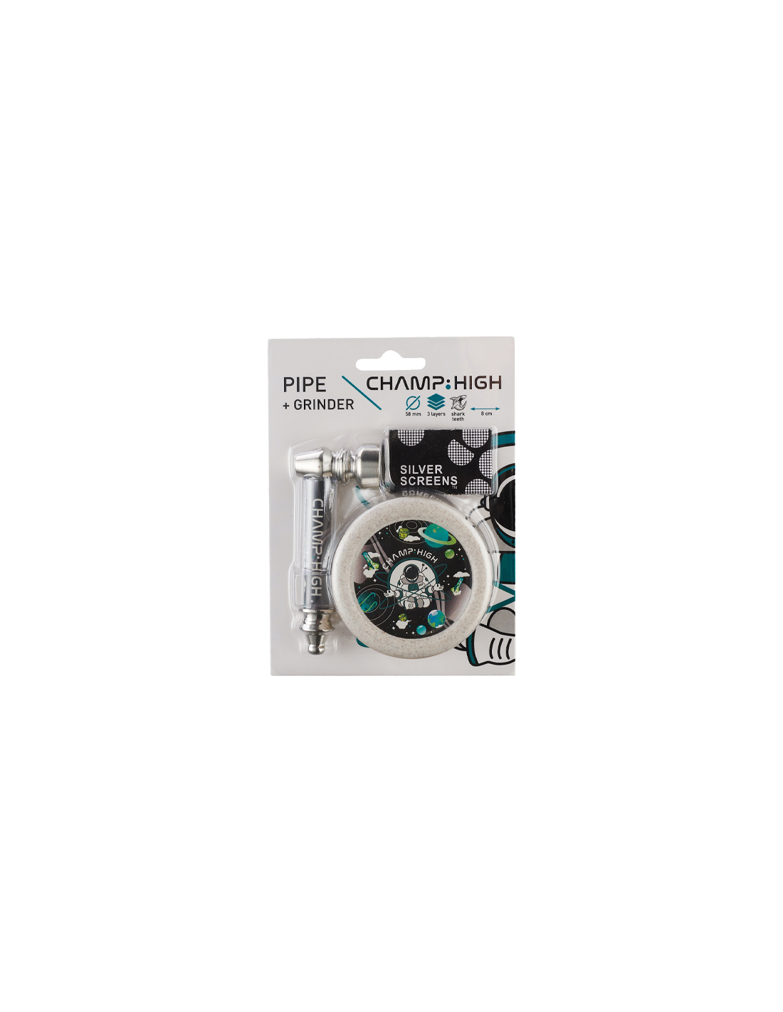 Pipa y Grinder Champ High | Distribución Mayorista