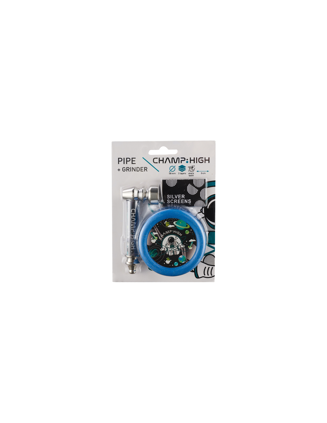 Pipa y Grinder Champ High | Distribución Mayorista