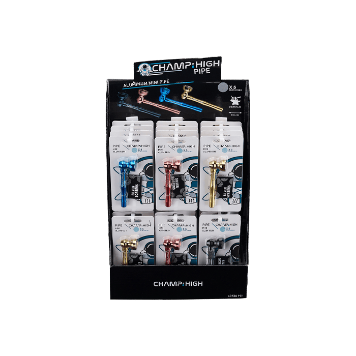 Mini Pipa de Alumnio Champ High | Distribución Mayorista